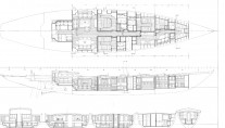 Sailing yacht Annagine - Layout